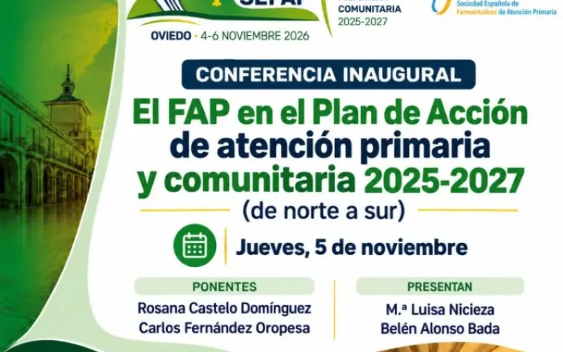 Conferencia inaugural del Congreso SEFAP 2026 sobre el papel del FAP en el Plan de Acción de Atención Primaria